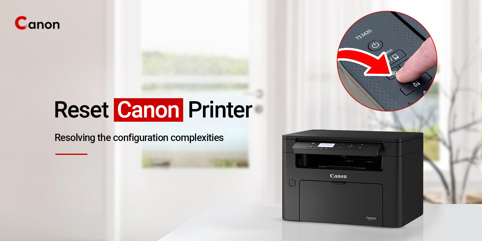 reset Canon printer​